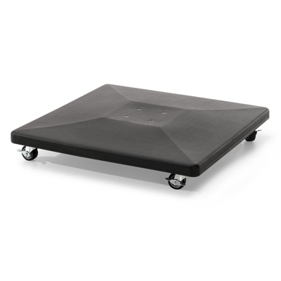 Calpe parasolvoet zwart beton van 70 kg met wielen