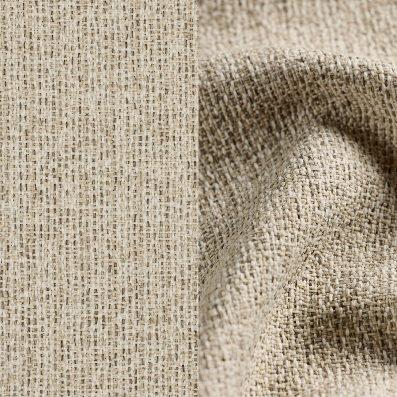 Bomero poef in zwart aluminium met catania sand all weather cosytica kussen