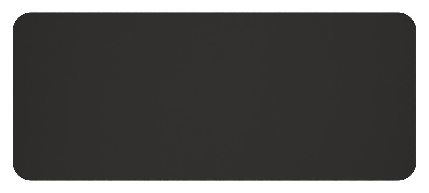 Mira rechthoekige afgeronde tuinset in zwart aluminium en sintered stone notte minerale met 6 Amalfi tuinstoelen