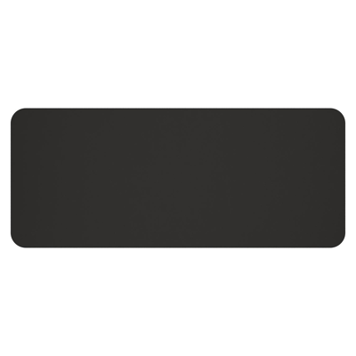 Mira tuintafel rechthoekig afgerond in zwart aluminium en sintered stone Notte minerale - L 220 x B 92 x H 74 cm