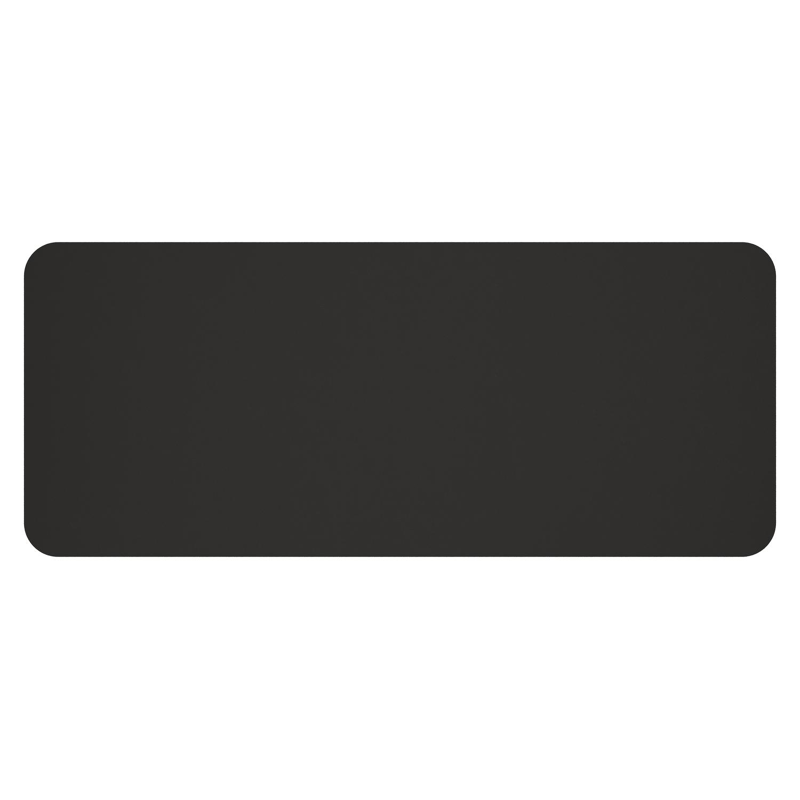 Mira ensemble de jardin rectangulaire arrondi en aluminium noir en sintered stone notte minerale avec 6 chaises de jardin Amalfi