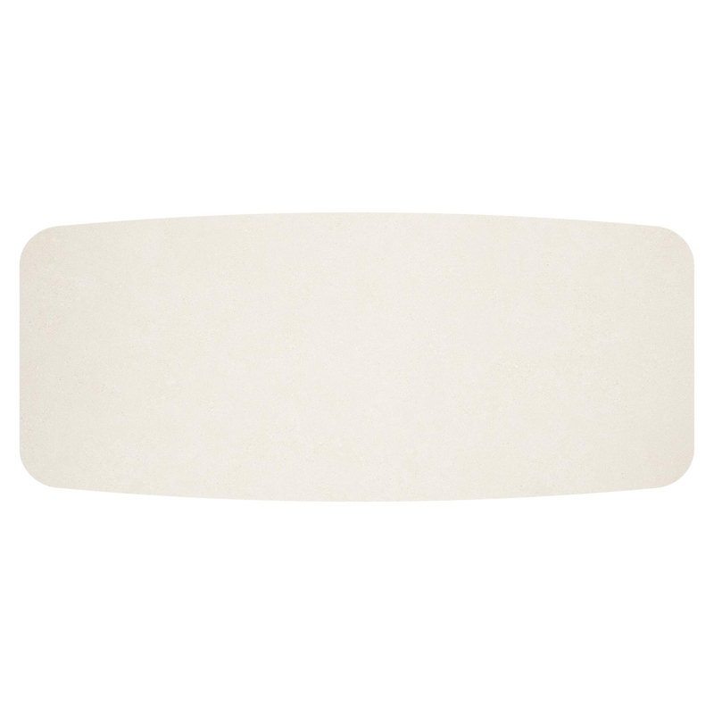 Mosa tuintafel bootvorm in beige aluminium en sintered stone Crema minerale - L 270 x B 115 x H 74 cm