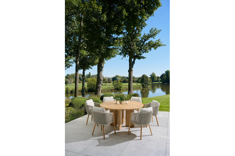 Gardo tuintafel rond in teak - Dia. 150 cm