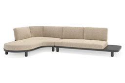 Chaise longue rechts + 2-zit