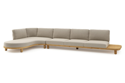 Chaise longue droite + 3 places