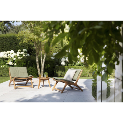 Cosito loungezetelkussen (zit en rug) in all weather sunbrella® luxe heritage leaf