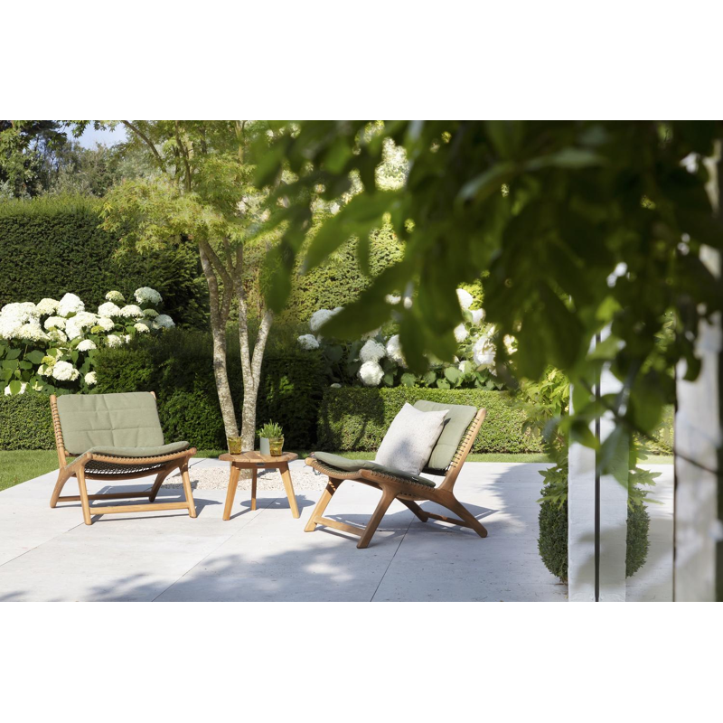 Cosito loungezetelkussen (zit en rug) in all weather sunbrella® luxe heritage leaf