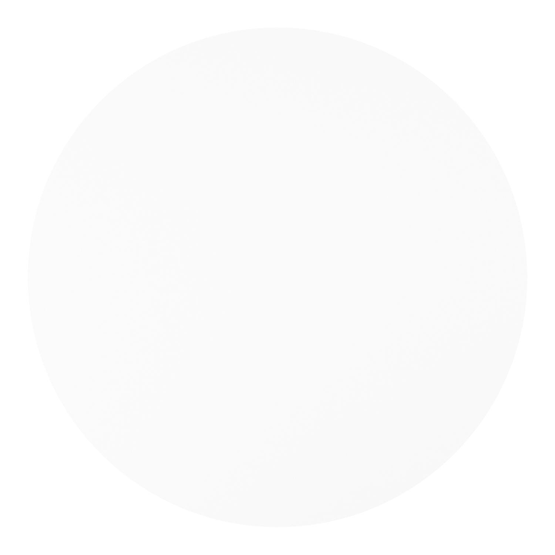 Fano tuintafel rond in beige aluminium en volkeramiek Arctic White - Dia. 148 x H 75 cm