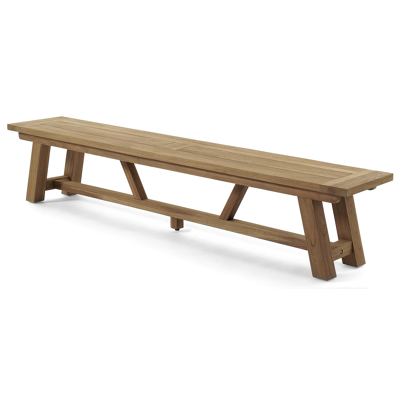 Borgo bank new in teak voor 4 tot 6 personen - B 260 x D 40 x H 45 cm