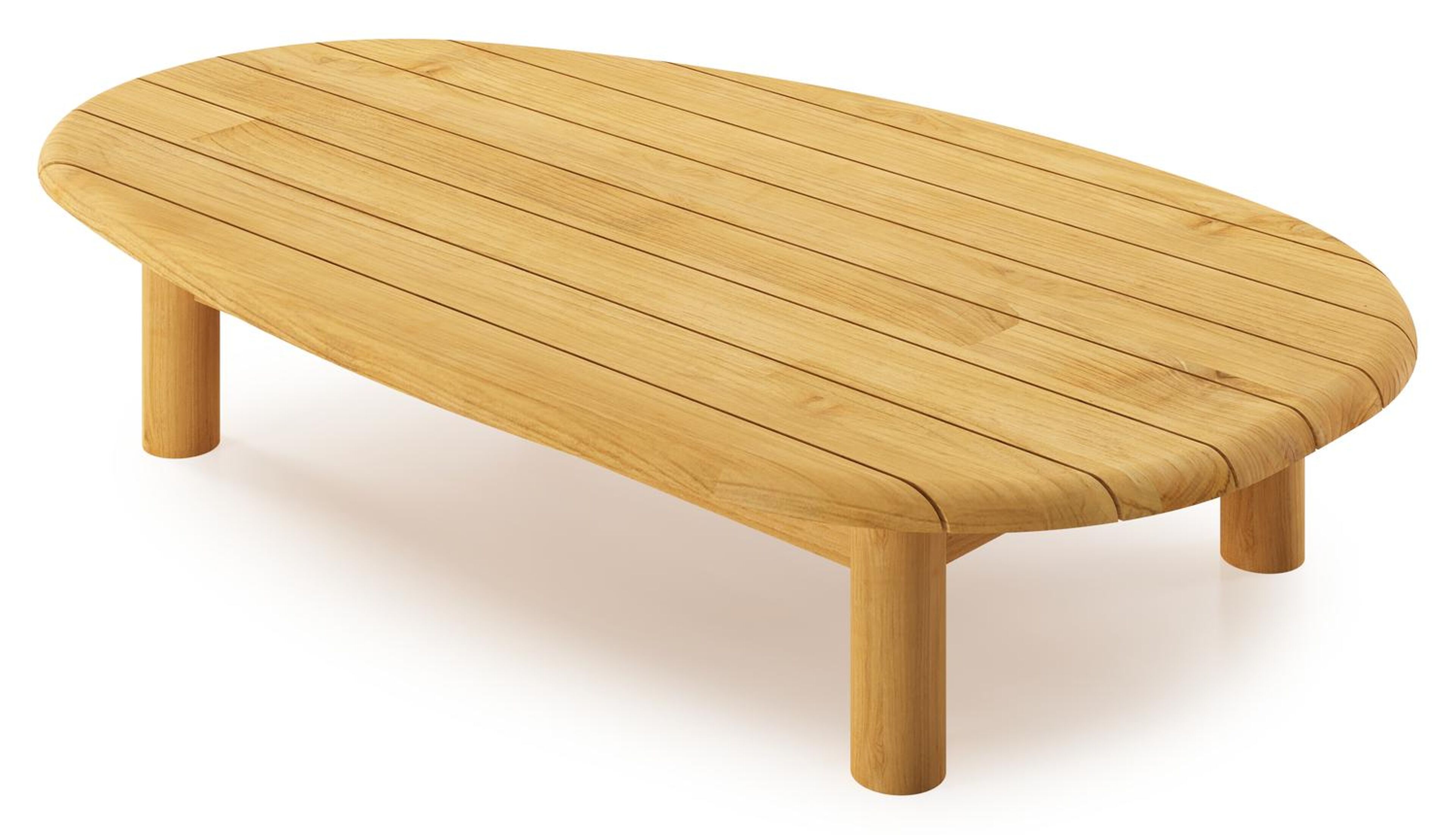 Donato - Organo loungetafel in teak - L 151 x B 90 x H 25 cm