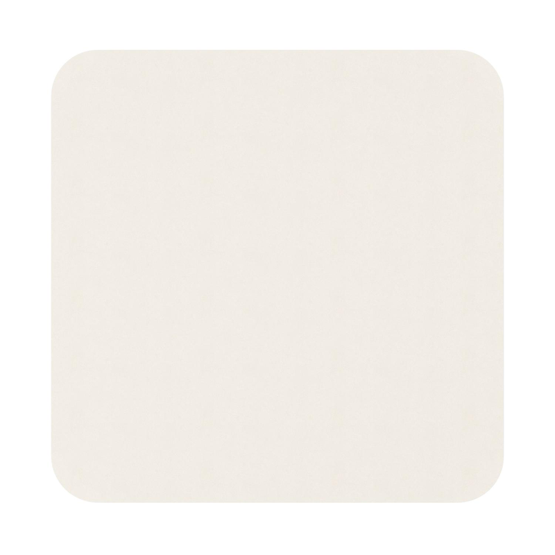 Table de jardin Orso carré arrondi en aluminium noir et céramique pleine beige - Lg. 90 x Lrg. 90 x Haut. 75 cm