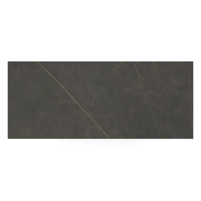 Cirello tuintafel in zwart aluminium en volkeramiek calatorao - L 240 x B 100 x H 75 cm