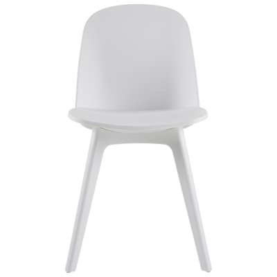 Bena stoel wit-wit - kunststof en kunststof
