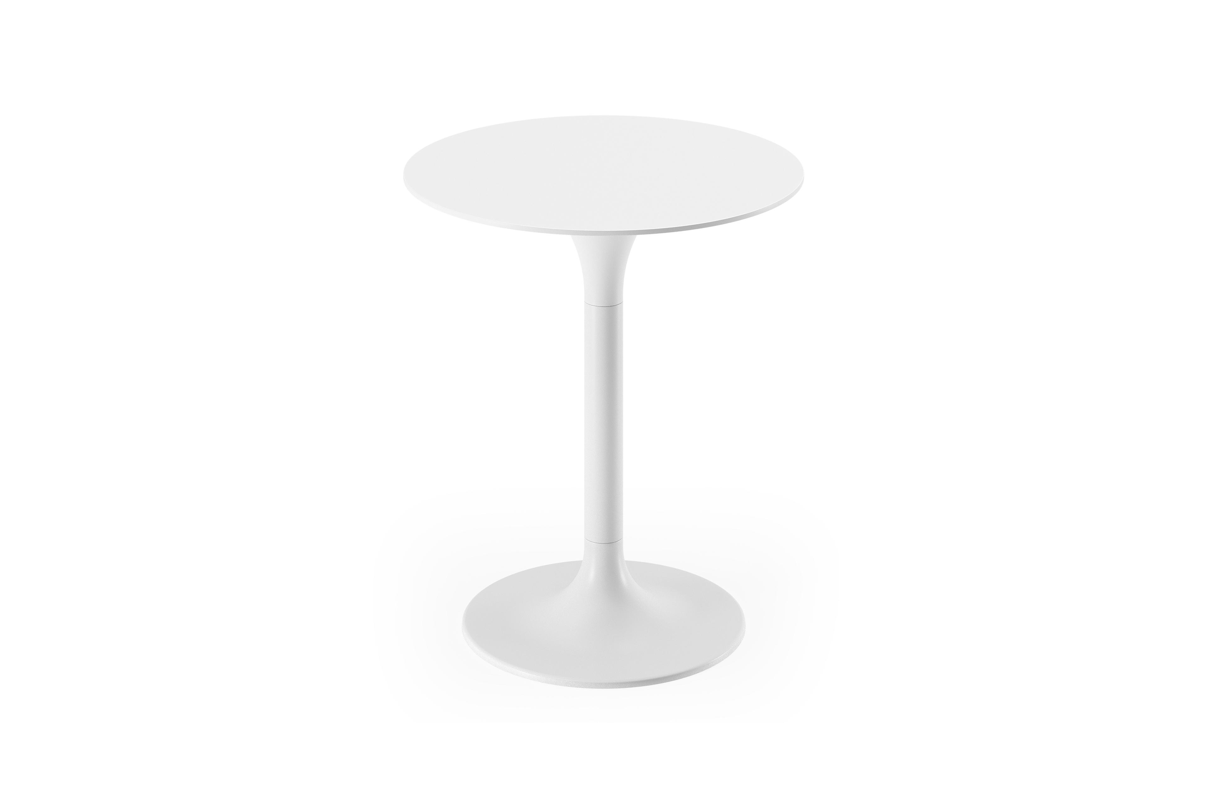 Fano bijzettafel in wit aluminium  - Dia. 43 x H 51 cm