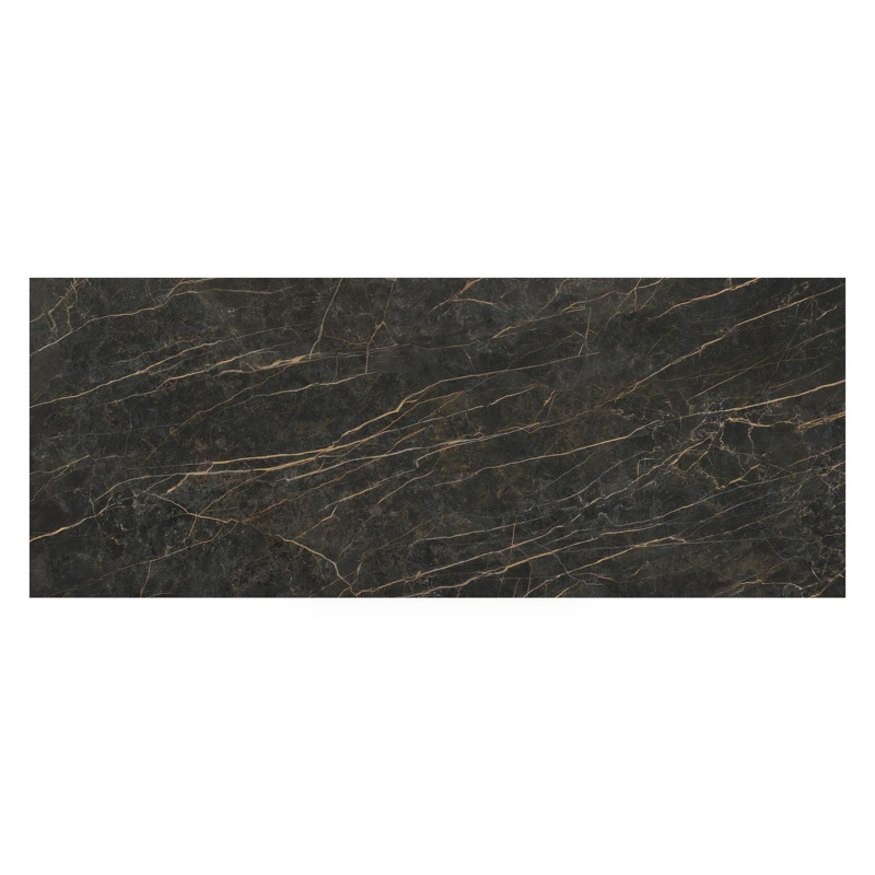 Cirello tuintafel in zwart aluminium en volkeramiek black obsession - L 280 x B 110 x H 75 cm