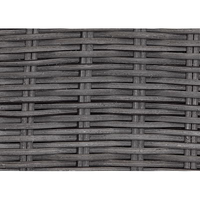 Amari tussenstuk in grijs wicker met polyester kussens