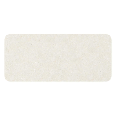 Orso tuintafel rechthoekig afgerond in wit aluminium en volkeramiek Shilin - L 200 x B 80 x H 74.5 cm