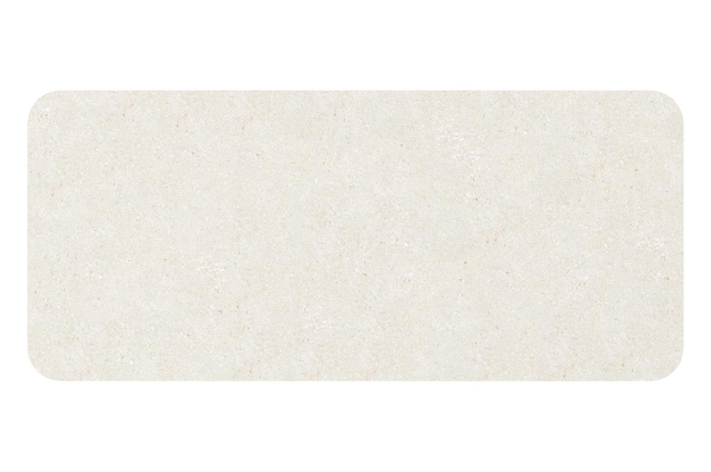 Orso tuintafel rechthoekig afgerond in wit aluminium en volkeramiek Shilin - L 200 x B 80 x H 74.5 cm