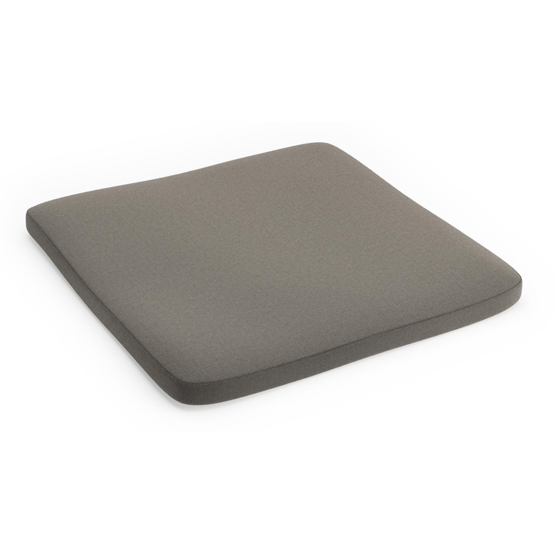 Coussin de chaise Como en corde en all weather sunbrella® luxe natte carbon beige