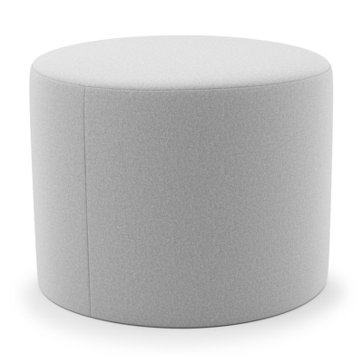 Pouf Masso arrondis en natte grey chine All weather sunbrella® luxe - Diam. 55 x Haut. 40 cm