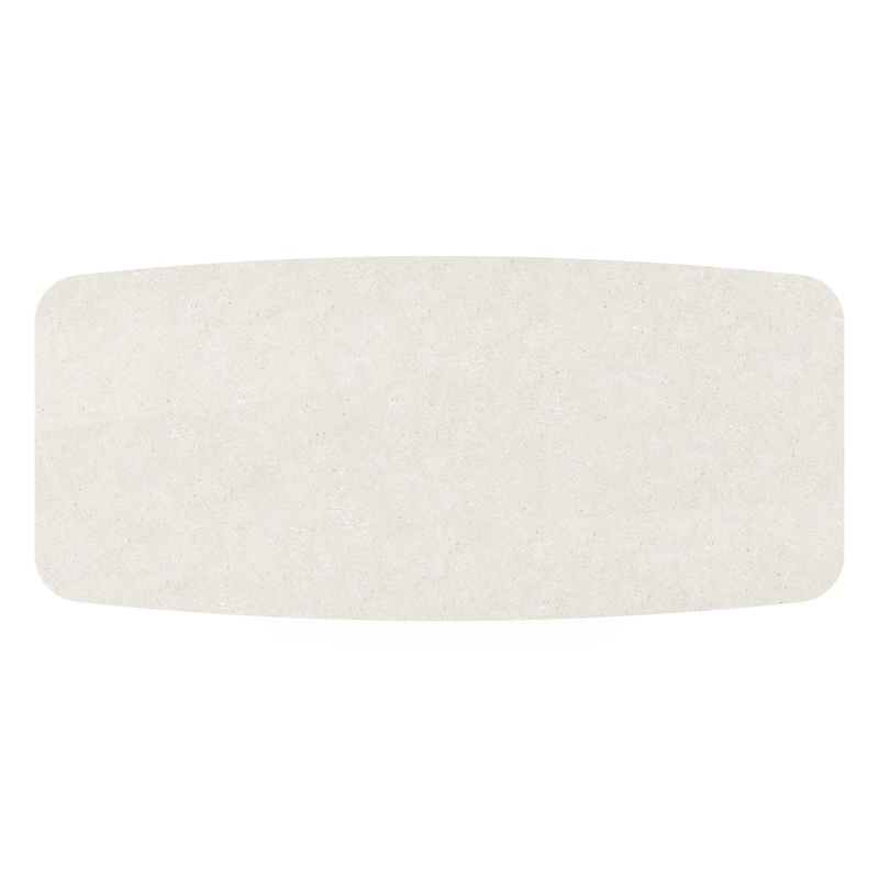 Cesano tuintafel in wit aluminium en volkeramiek shilin - L 255 x B 115 x H 75 cm