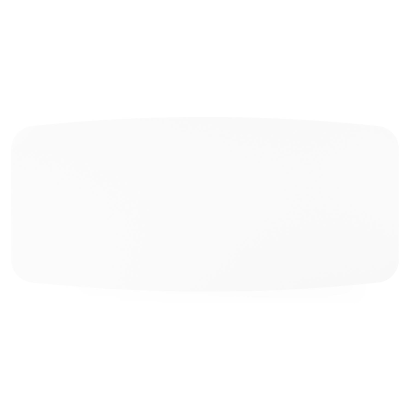 Pagino tuintafel in wit aluminium en volkeramiek arctic white - L 255 x B 115 x H 74 cm