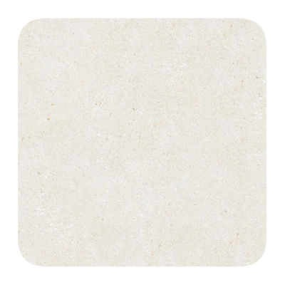 Fano kantelbare tuintafel afgerond vierkant in beige aluminium en volkeramiek Shilin L 80 x B 80 x H 72.50 cm x H 72.50 cm