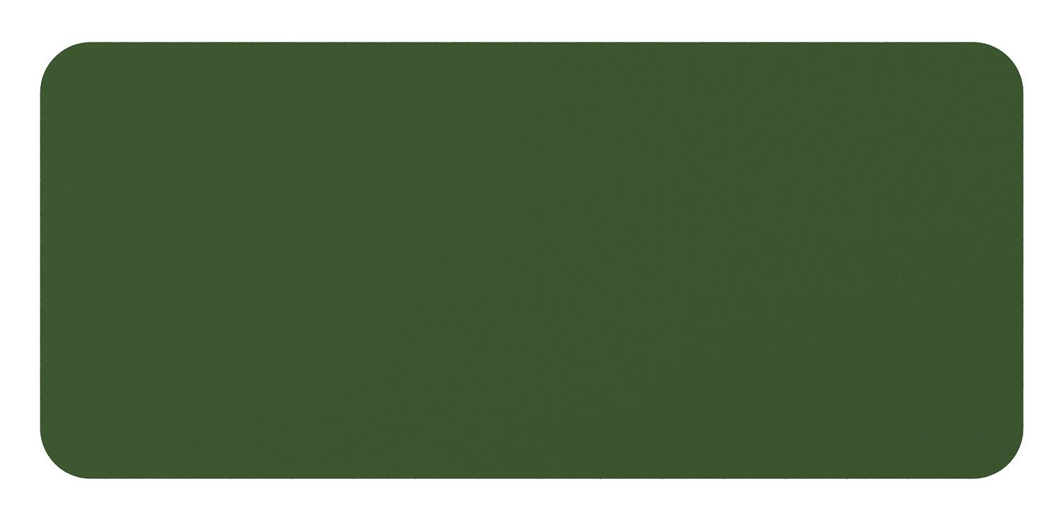 Orso tuintafel rechthoekig afgerond in groen aluminium - L 200 x B 80 x H 74.5 cm