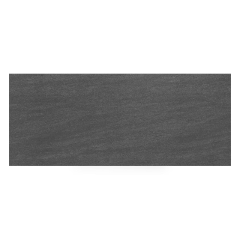 Nano tuintafel in zwart aluminium en volkeramiek basalt black - L 240 x B 100 x H 75 cm