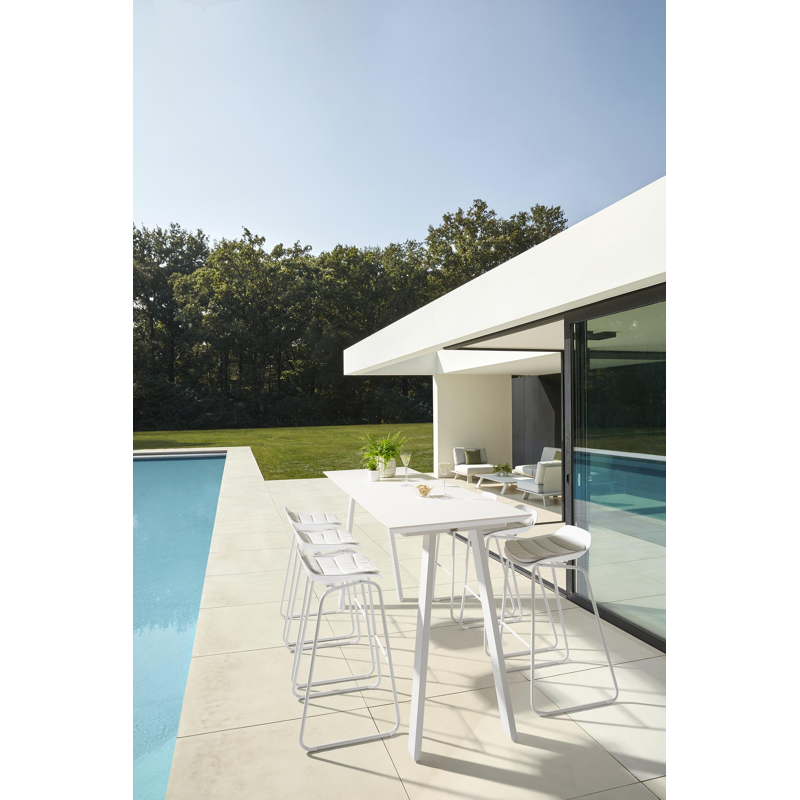 Cesano - Mesa stoelkussen in all weather sunbrella® luxe lopi ash