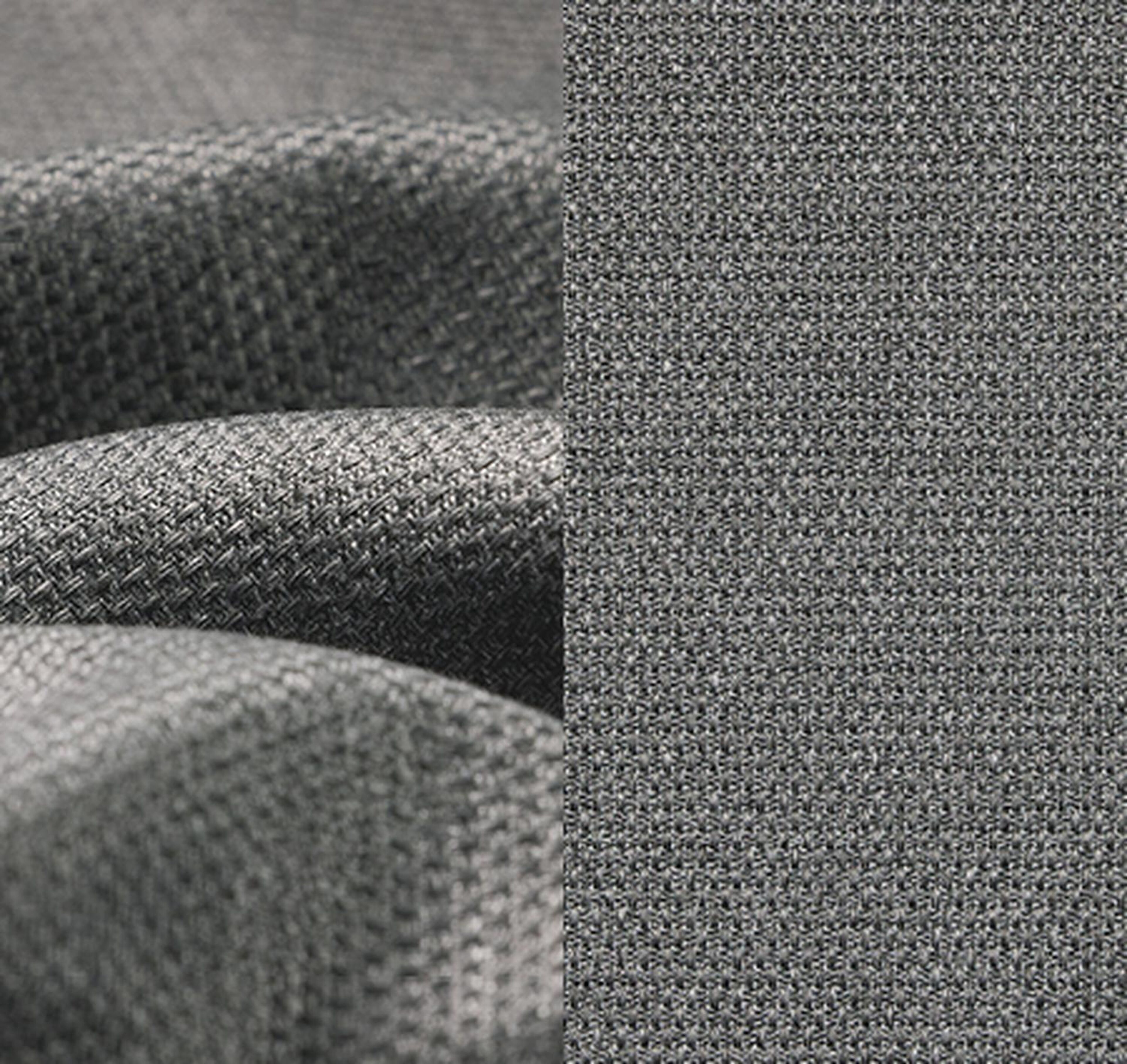 Noviso loungehoek in zwart aluminium met grijs weather+ softtouch kussens