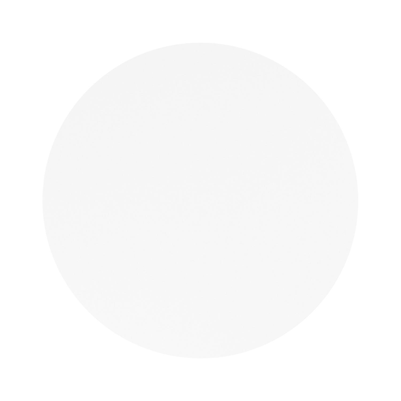 Fano tuintafel in wit aluminium en volkeramiek arctic white - Dia. 110 x H 75 cm