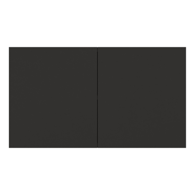 Table de jardin Toma en aluminium noir et sintered stone noire - L 140 x L 80 x H 72,5 cm