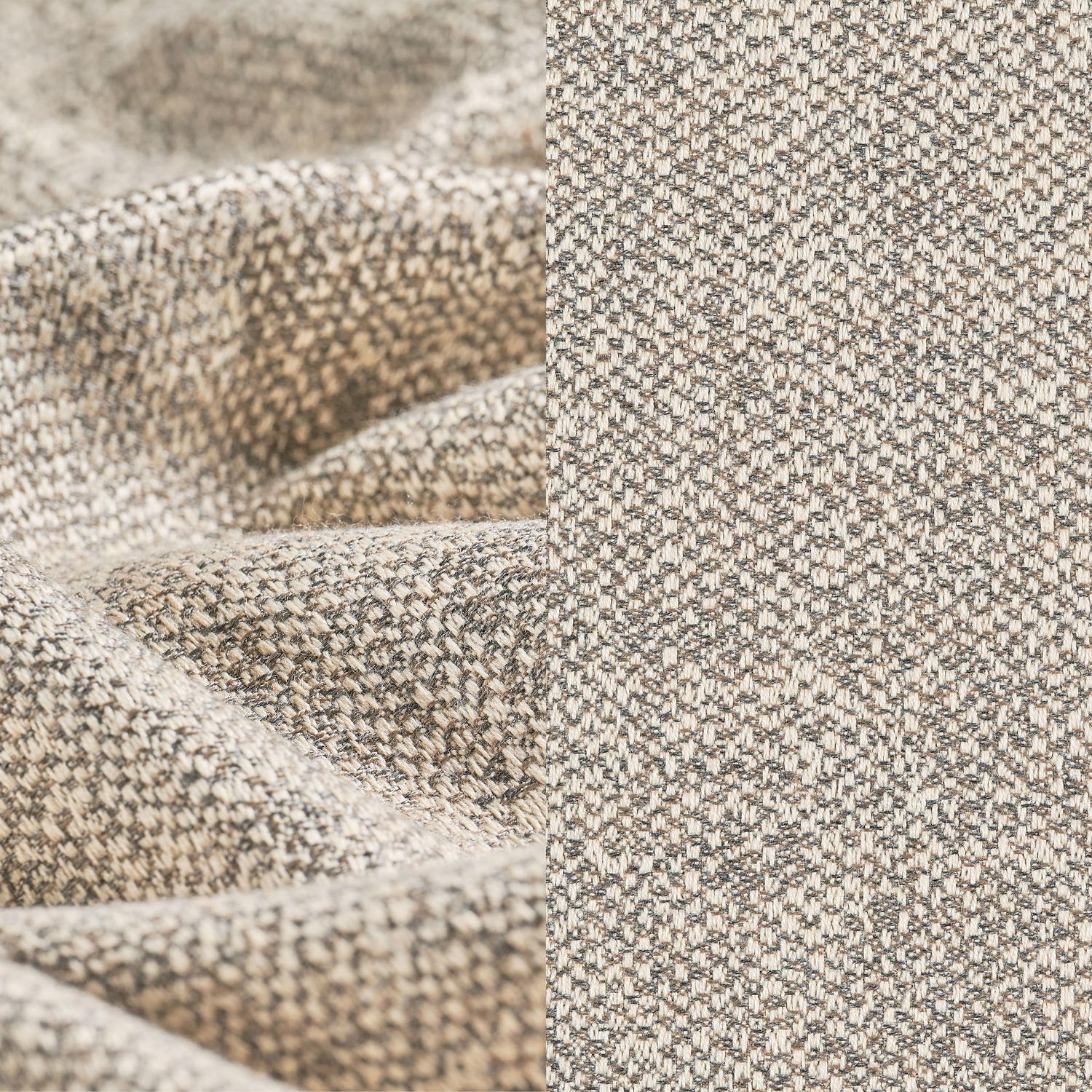 Coussin luxe de fauteuil de jardin Pagino  en all weather sunbrella® luxe chartres pewter