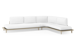 Chaise longue gauche + 2-pl