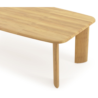 Gardo tuintafel bootvorm in teak - L 255 x B 115 x H 75 cm