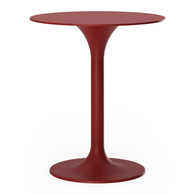 Fano bijzettafel in ruby aluminium - Dia. 43 x H 49 cm
