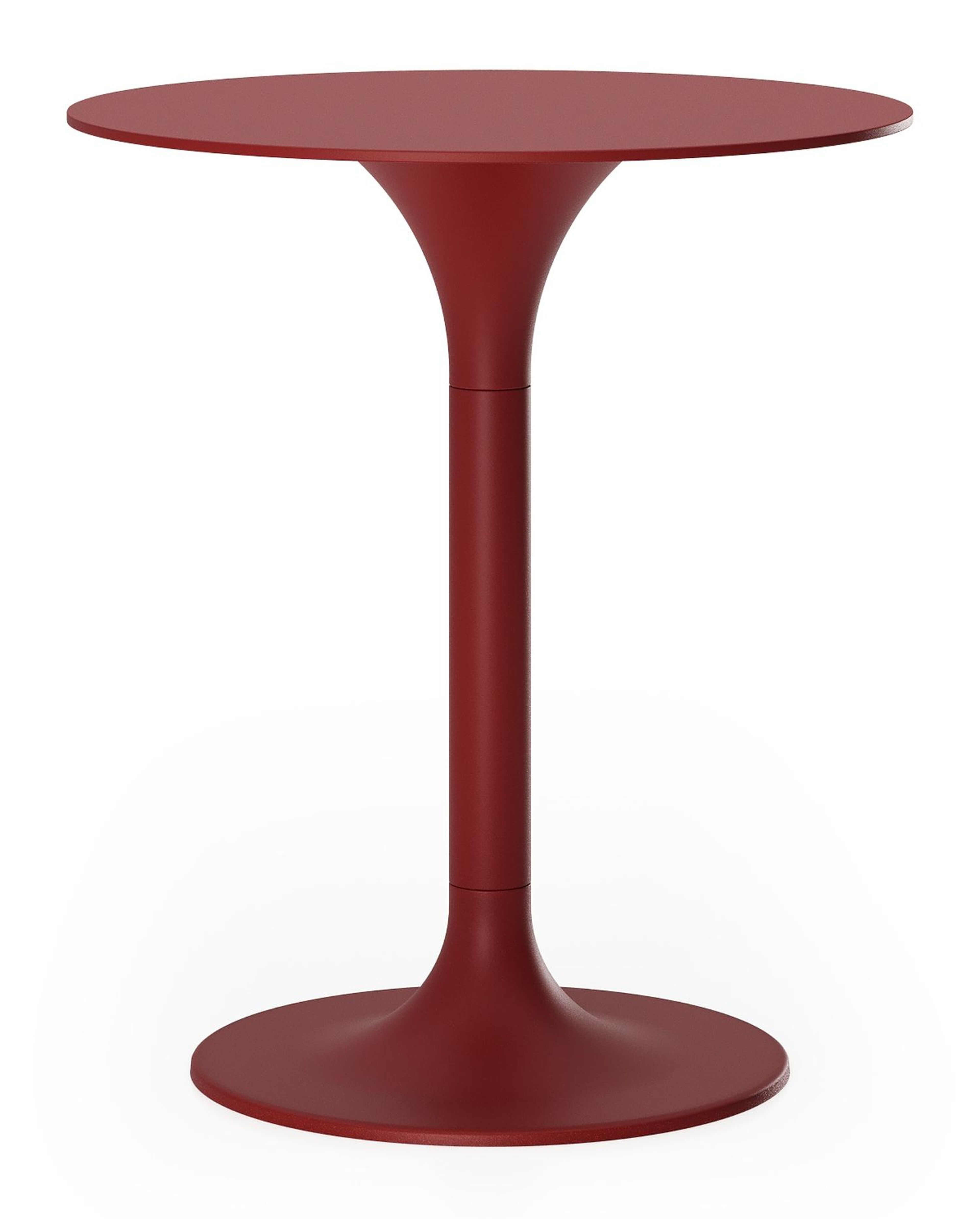 Table d’appoint Fano en aluminium ruby - Dia. 43 x H 49 cm
