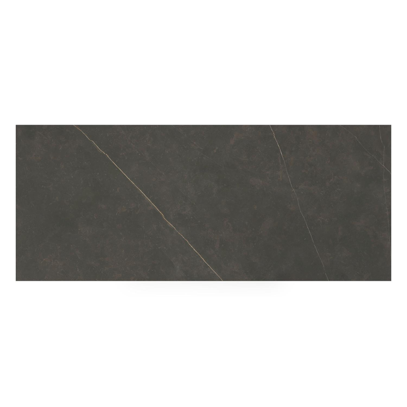 Nano tuintafel rechthoekig in wit aluminium en volkeramiek Calatorao - L 240 x B 100 x H 75 cm