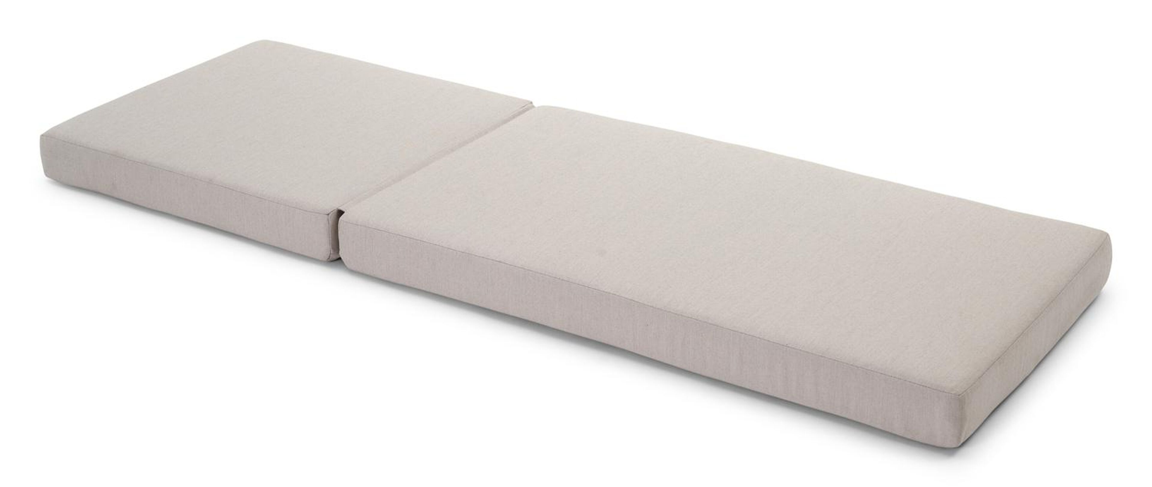 Ligbedkussen in All Weather Sunbrella® Premium natte graumel chalk