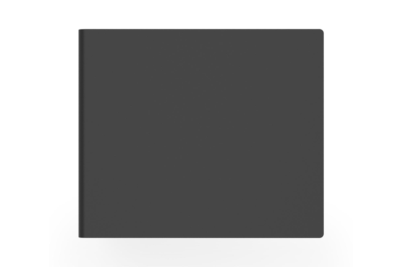 Table d'appoint Tufo en aluminium noir - Lg 40 x larg. 47 x H 45 cm