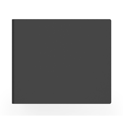 Table d'appoint Tufo en aluminium noir - Lg 40 x larg. 47 x H 45 cm