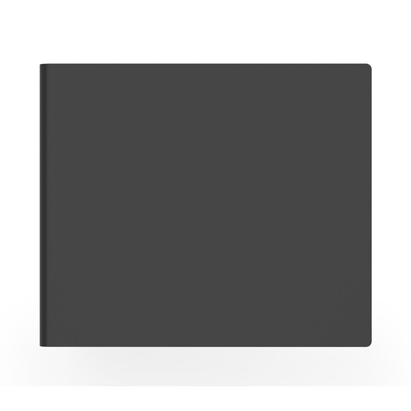 Table d'appoint Tufo en aluminium noir - Lg 40 x larg. 47 x H 45 cm