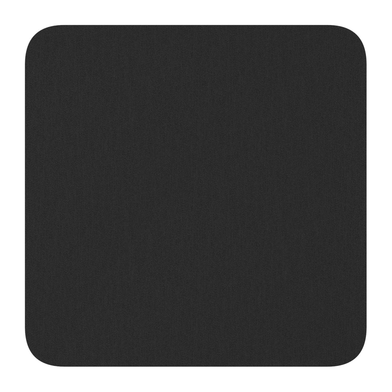 Fano kantelbare tuintafel afgerond vierkant in wit aluminium en volkeramiek Nero Black - L 80 x B 80 x H 72.5 cm