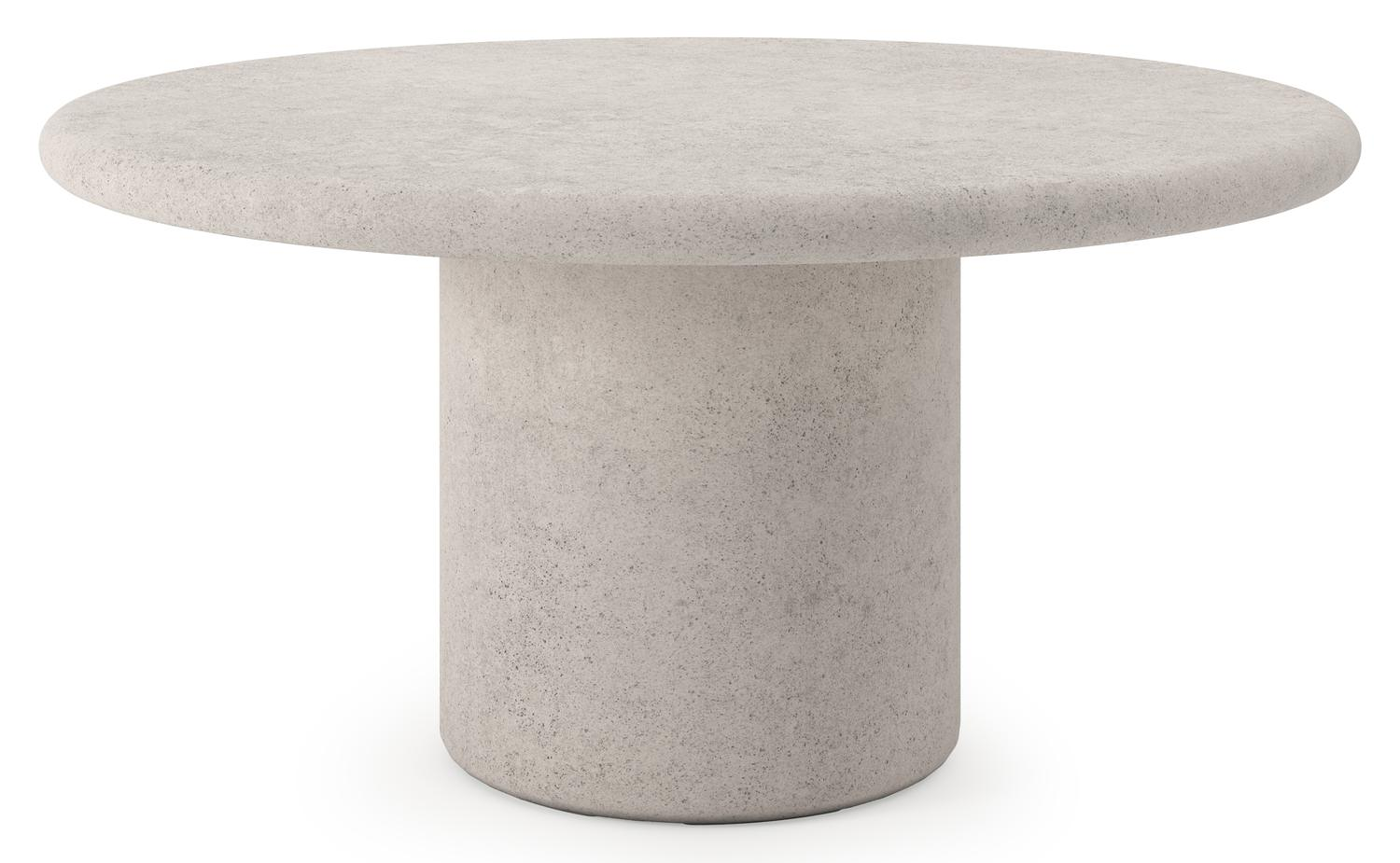 Lomo tuintafel in beton beige - Dia. 150 cm