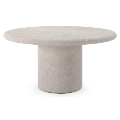 Lomo tuintafel in beton beige - Dia. 150 cm