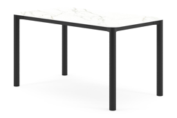 Rechthoekig afgerond - L 140 x B 80 x H 75 cm