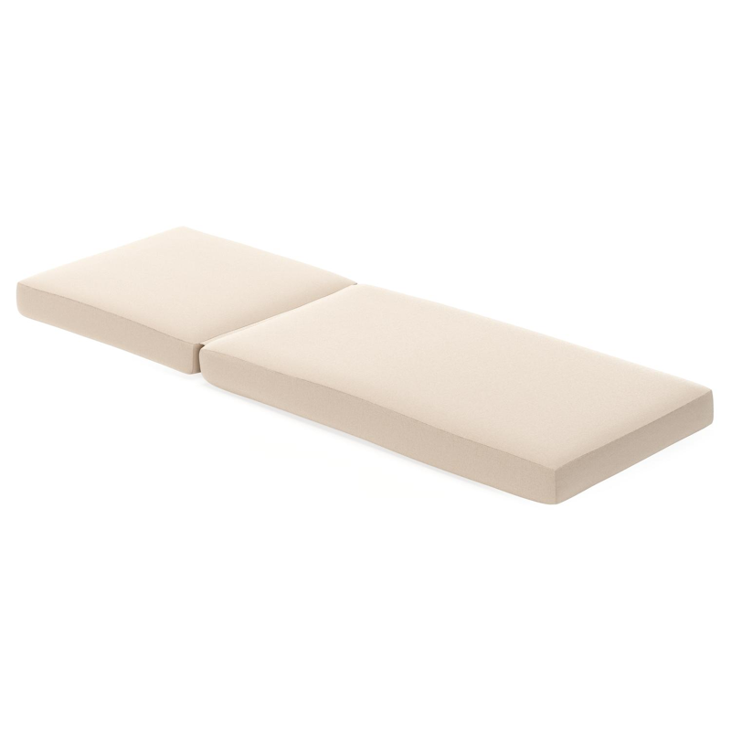 Ligbedkussen in All Weather Sunbrella® Premium natte linen chalk