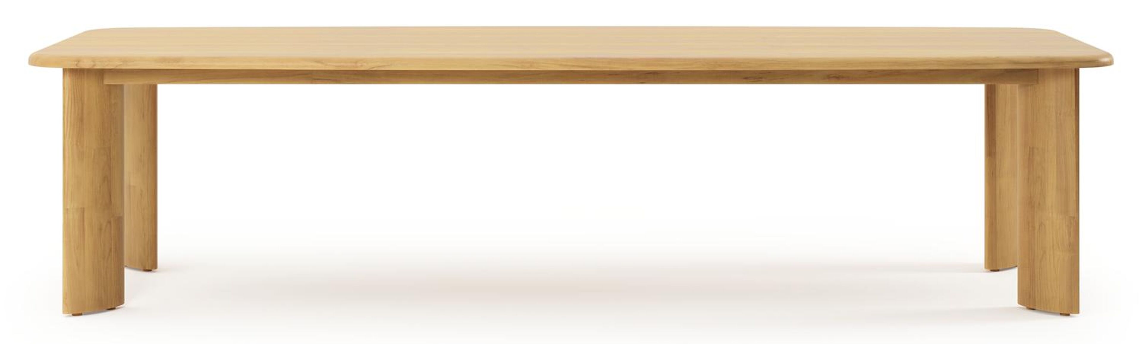 Gardo tuintafel bootvorm in teak - L 315 x B 115 x H 75 cm