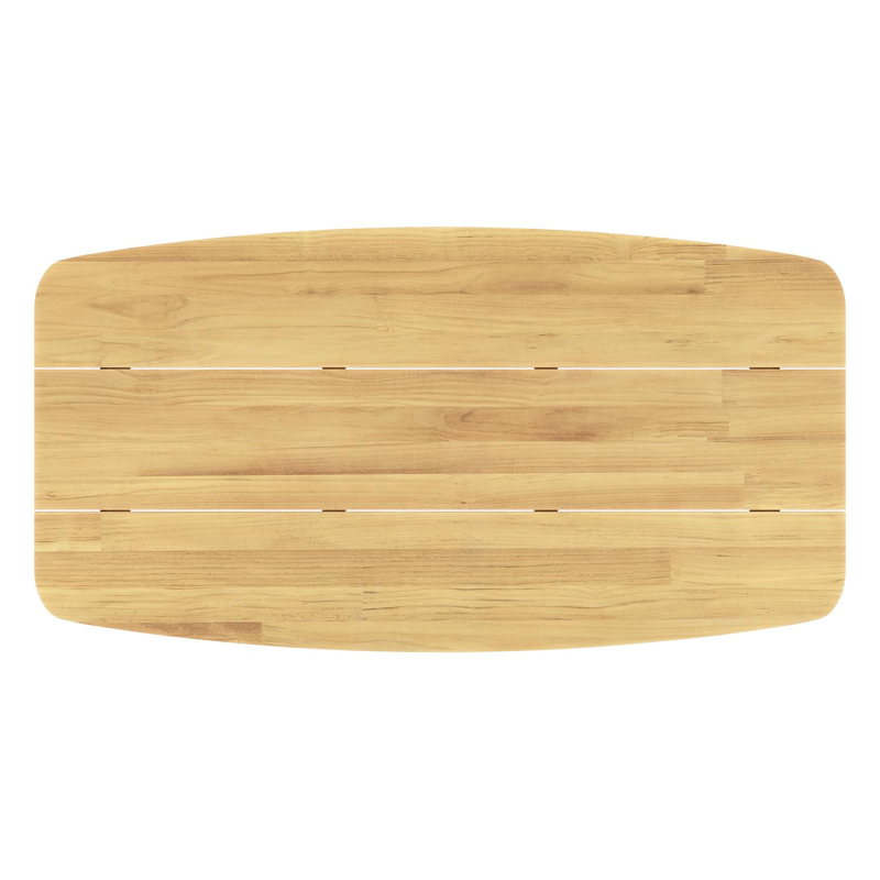 Lacrima tuintafel bootvorm in teak - L 180 x B 95 cm